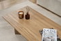 Nordure Mesa de Café Roble 119x40x60 cm